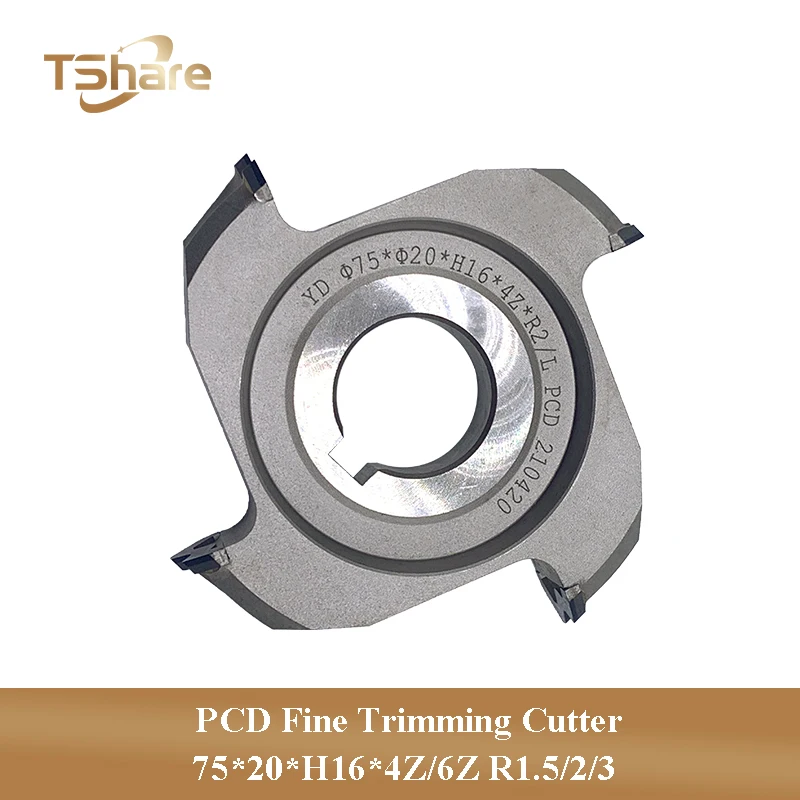 

1 пара (L + R) 75*20 * H16 * 4Z/6Z R1.5/2/3 PCD тонкая фотография для NANXING кромкооблицовочной машины