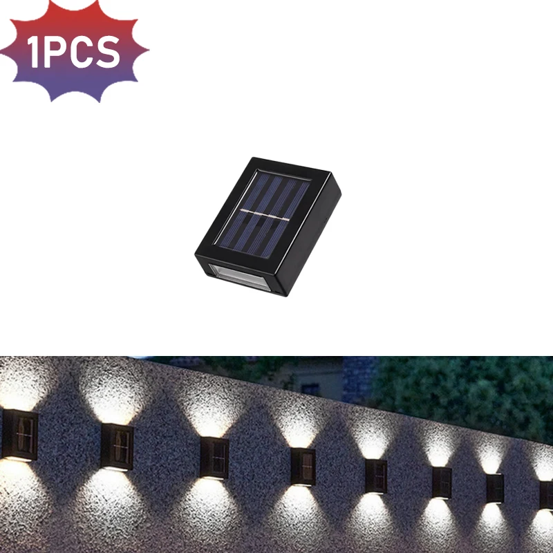 decorative solar lights Solar Wall Lamps LED Outdoor Fence Deck Path Garden Patio Pathway Stairs Lights solar hanging lanterns Solar Lamps