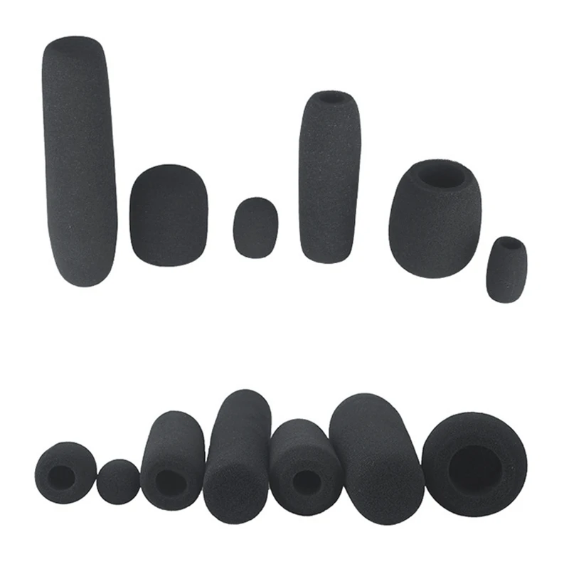 High Elasticity Microphone Windscreen Soft Foam Mic Cover Sponge Handheld Stage Microphones Cap