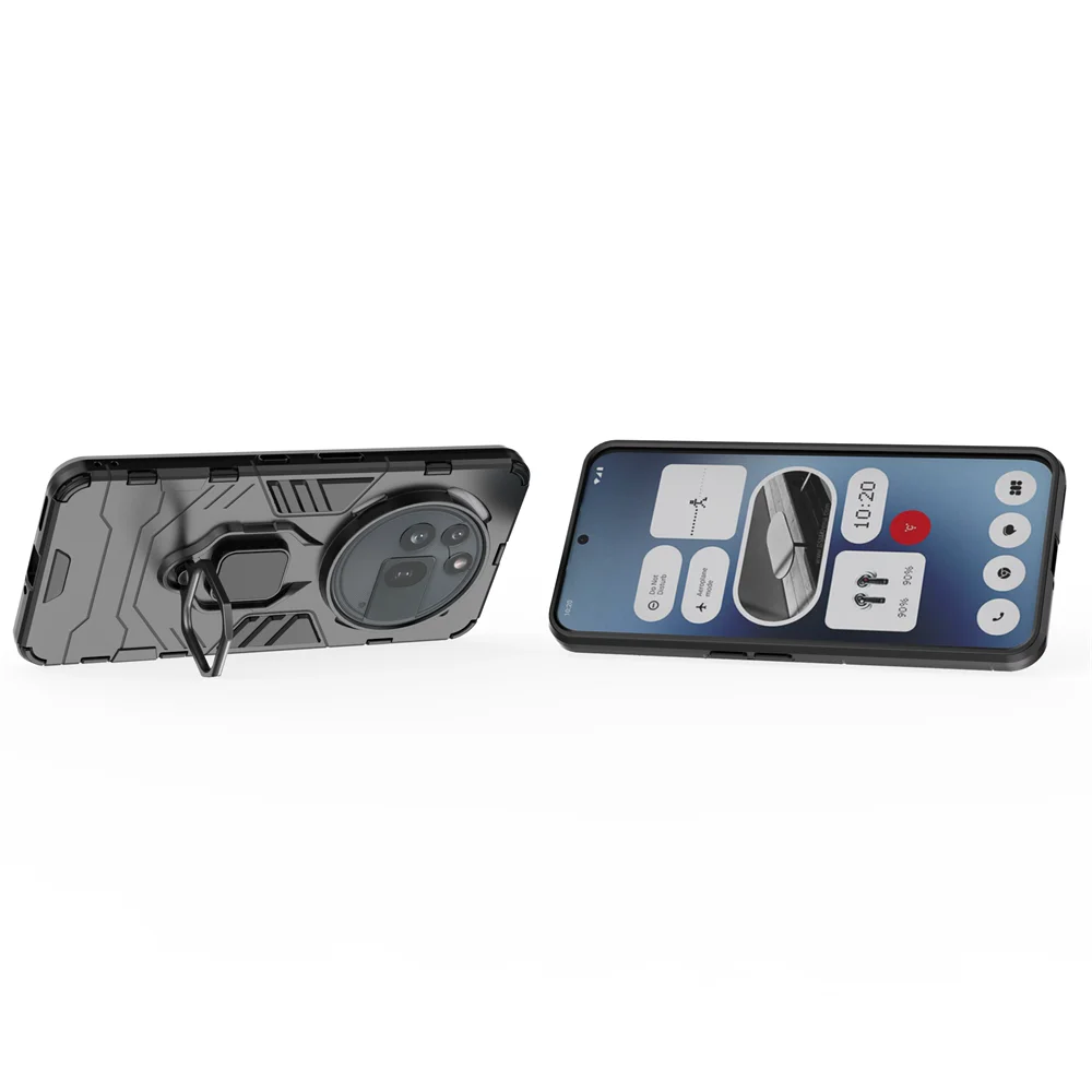 Enhanced Ring Holder Rugged Armor Case with Stand