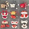 10cm cotton doll cloaks, dresses, jumpsuits, climbing clothes, new year sets 1