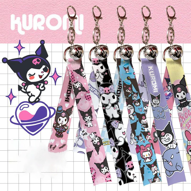 

Kawaii Sanrio Anime Key Chain Cute Kuromi Cartoon Exquisite Versatile Fashion Portable Sweet Cool Accessory Pendant Girls Gift