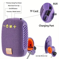 TG392 Outdoor Bicycle Portable Mini Bluetooth Speaker Waterproof FM Radio Supports TWS/TF/AUX Subwoofer Bicycle Wireless Speaker - Image 5