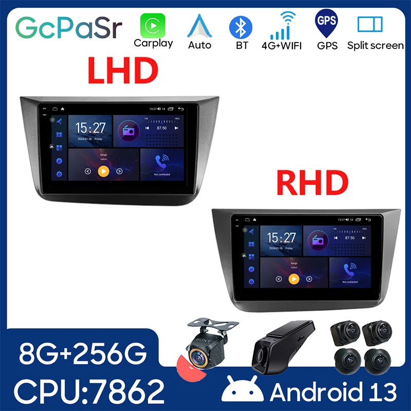 

Car GPS Navigation For Seat Altea 5P 2004 - 2015 Toledo 5P III 3 2004 - 2009 Android Auto Radio Video Player Multimedia Carplay