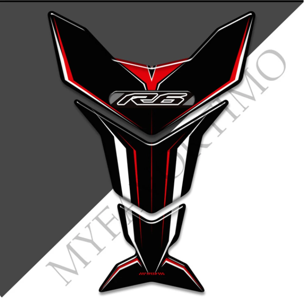 

Motorcycle Protector Stickers Decals Emblem Badge Logo Gas Fuel Oil Kit Knee Tank Pad For YAMAHA YZF-R6 YZF R6 YZFR6