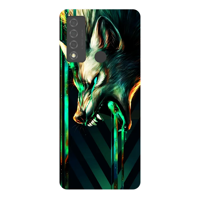 Lovely Panda Wolf Soft Silicone Back Cover