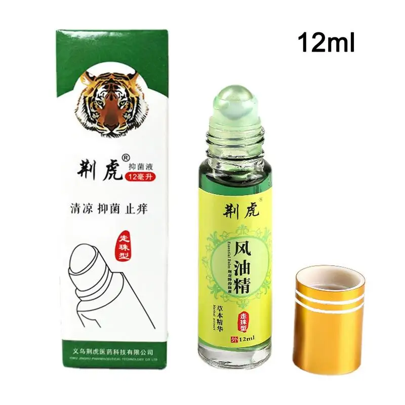 Peppermint Essential Oil Roll On Migraine Essential Oil Built-in Roller Ball for Aromatherapy Relaxation Headache