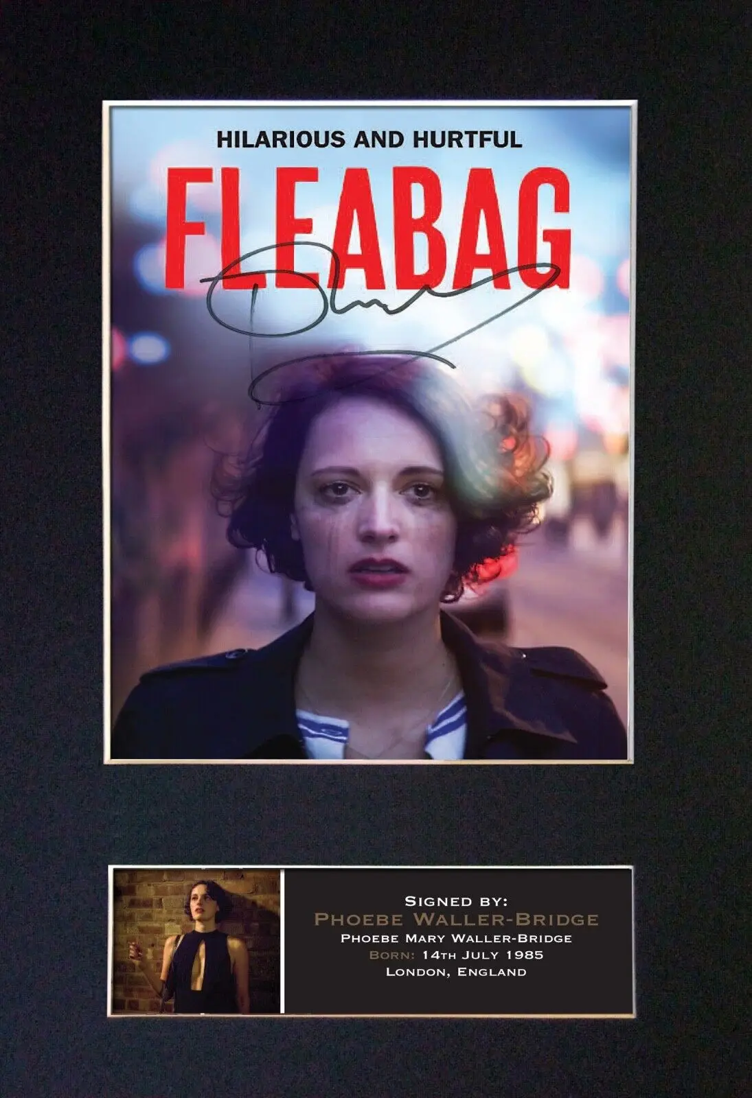 

FLEABAG TV Series Signed Art Film Print Silk Poster Home Wall Decor 24x36inch