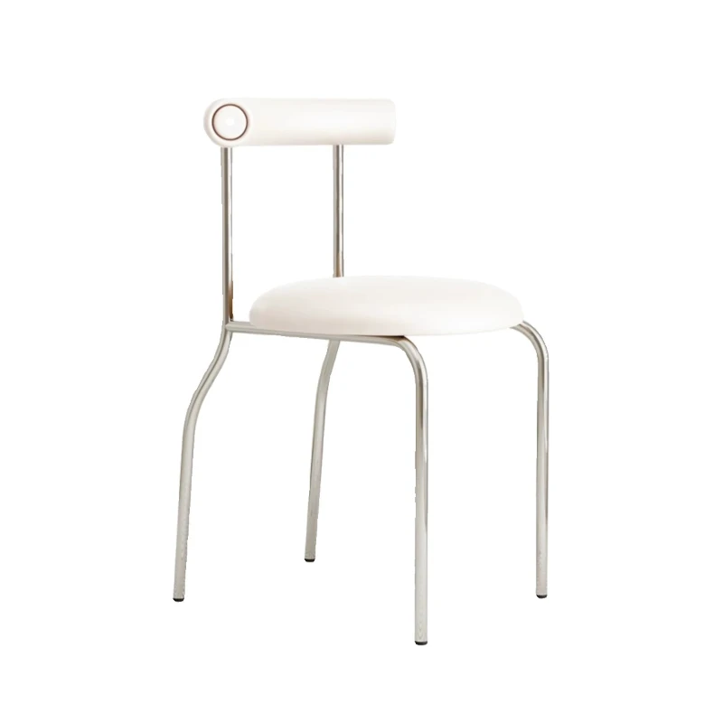 Elegant Vintage Cream Dining Chair