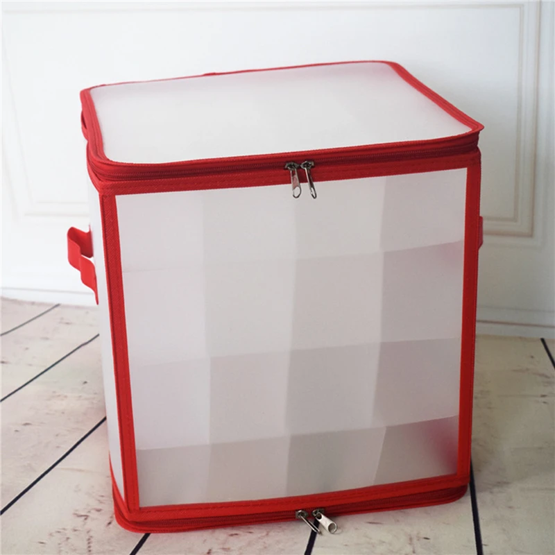 Description Picture 5 of item64 Grid Christmas Ball Storage Sorting Storage Box With Lid Christmas Xmas Tree Decoration Bauble Decor 2022 Baubles Storage Box