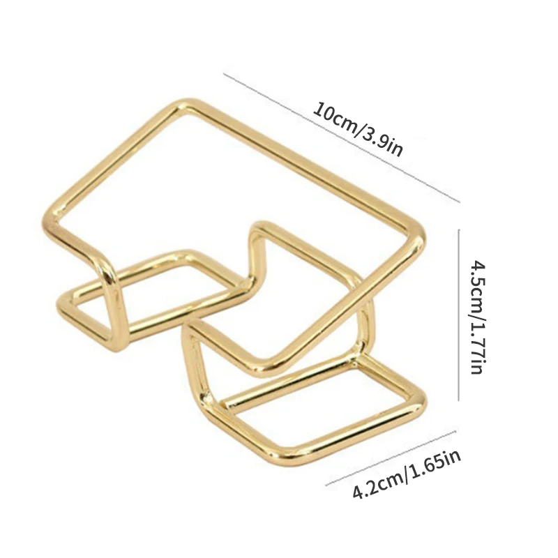 Business Card Holder Desk Bracket Cards Organizer Office Gift Display