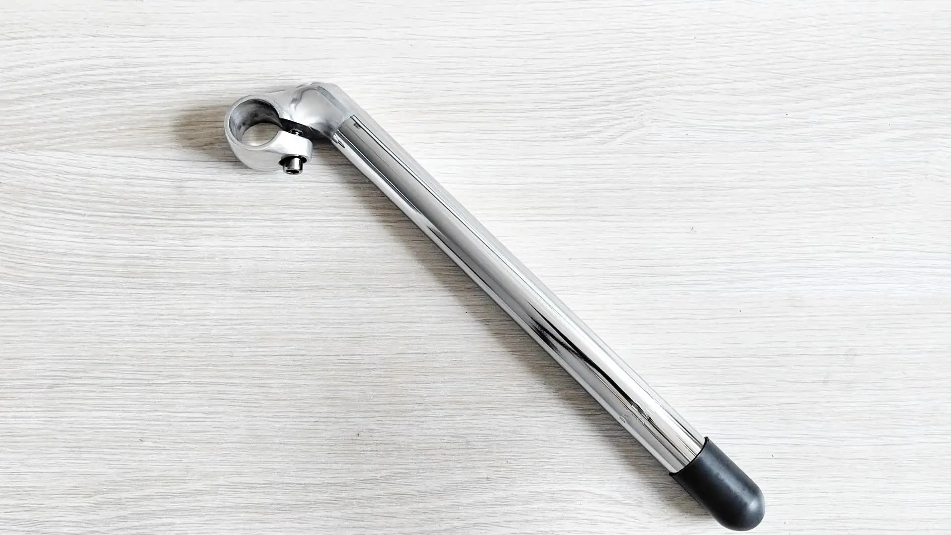 Stelo Penna Bici Quill 100 Mm - Attacco Manubrio 25,4 Mm - Argento Lucido Per Bici Universale