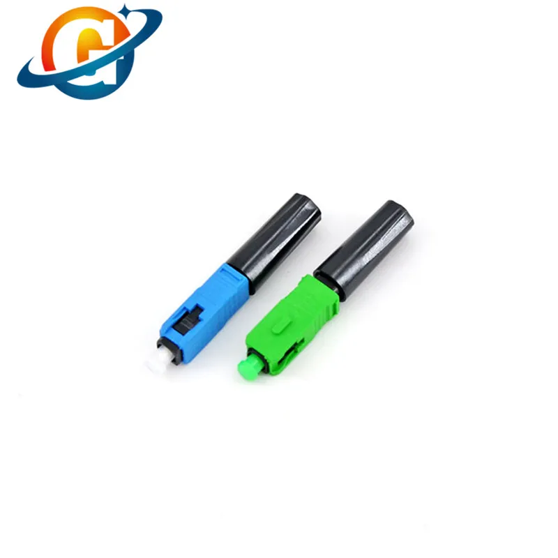   50 개/몫 FTTH 드롭 케이블 0.3dB 삽입 50mm SC APC SC UPC 빠른 커넥터 