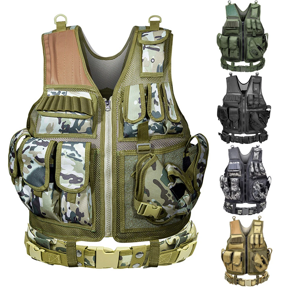 Tactical Vest Army Military Vest Combat Armor Vests Mens Tactical
