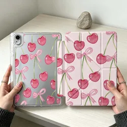 Cartoon Bow and Cherries Tablet Case - Soft and Stylish Design for Honor Pad GT 2025 (133PTTA3801PTTSS)