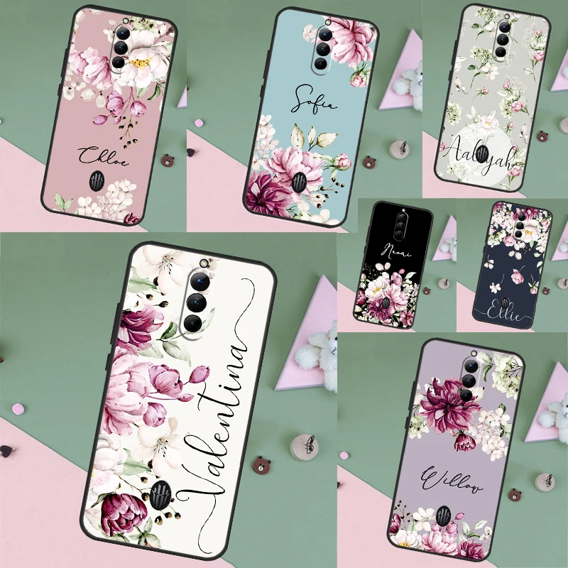 Cover Posteriore Personalizzata Fiore Per Nubia Red Magic 8 Pro 6S 7S 6 7 Pro 5G 5S 6R Red Magic 8S Pro Plus