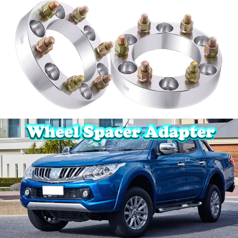 

2 Pcs Wheel Spacer Adapter 35mm 12x1.5 6x139.7 For Toyota Hilux Pajero Triton Ranger Isuzu Dmax Ford Bighorn Prado
