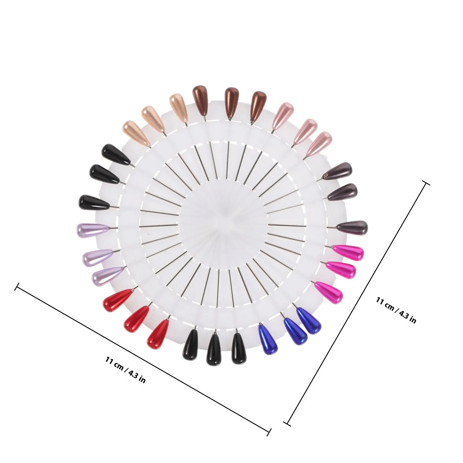 30Pcs 우아한 물방울 모양 숄 안전핀 진주 장식 금속 클립 스카프 히잡 의류 DIY 공예 제작 고정용