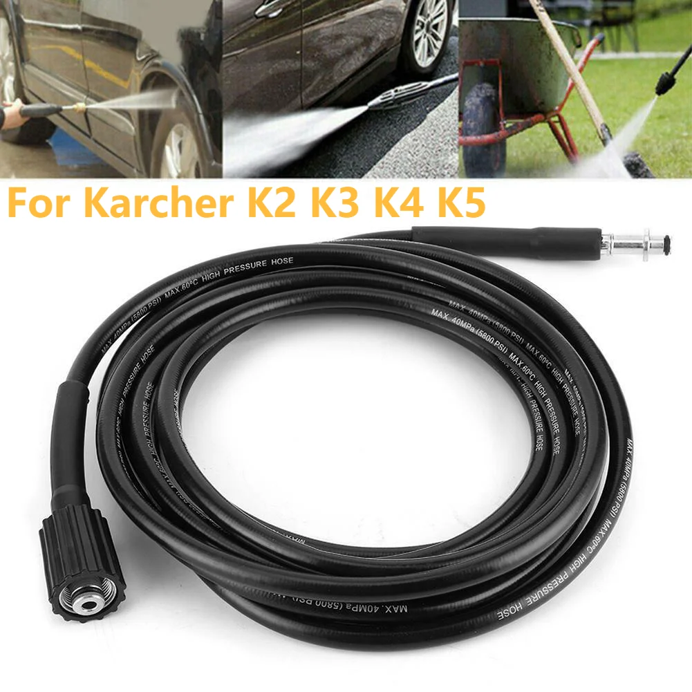 615mHighPressureWasherHosePipeCordCarWasherWaterCleaning