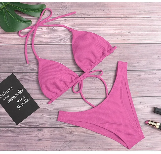 2023 Monochrome Women's Sexy Bikini Women's Swimwear Beach Bikini Beach