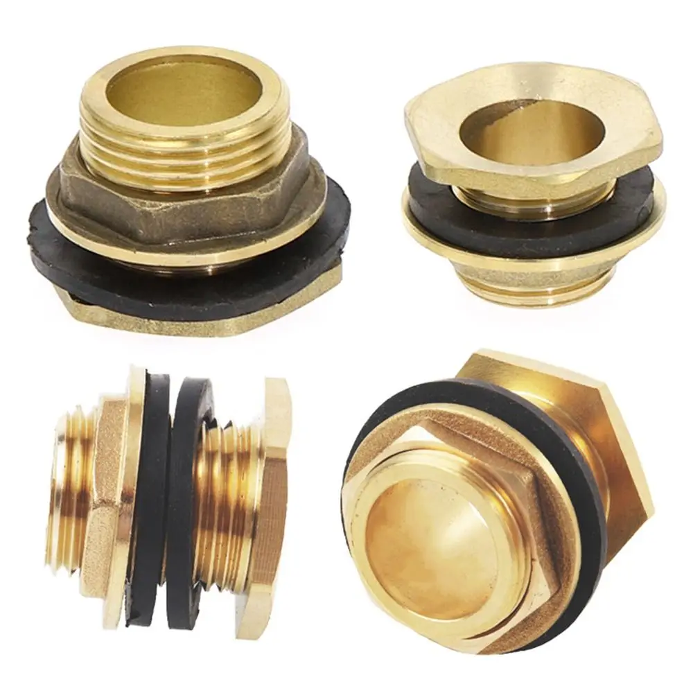 

1/2" 3/4" 1" Pipe Joint Fitting Nut Brass Hose Barb Single Loose Key Swivel Fish Tank Adapter Coupler Connector Adapter