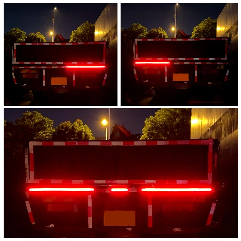 รูปสินค้า ไฟท้าย LED รถบรรทุก บาร์กันน้ำ ไดนามิก ย้อนกลับ เบรคแฟลช