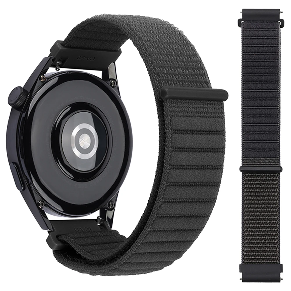 22mm Braided Nylon Sport Watchband Strap