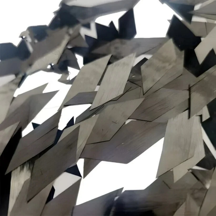 Flake Forged Carbon Fiber 45mm Diamond Shaped Chopped Strand Short Cut High Strength Car Motorcycle Bike Modification carbon fiber flake