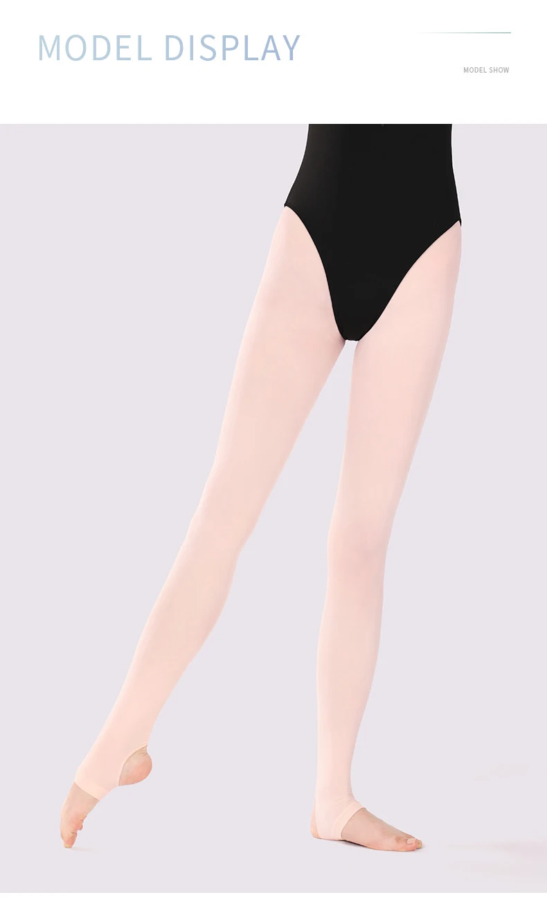 Ballett Steigbügel Strumpfhosen Mädchen Frauen 60D Tanz Strumpfhosen Leggings für Prüfung und Praxis – Detail 8