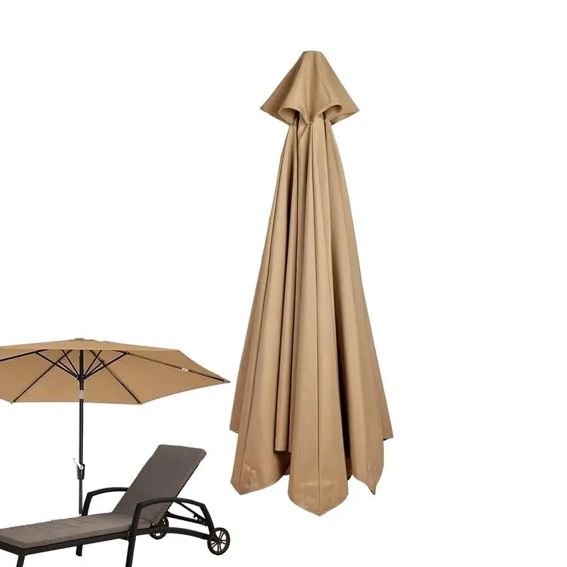 

Umbrella Replacement Canopy Outdoor Patio Polyester Canopy Cover Umbrella UV30 Protective Washable Canopy Cover For Beach