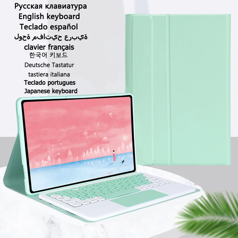 Teclado Touchpad para Lenovo Tab M10 Plus Case Teclado X606f X606x para Lenovo Tab M10 Fhd Mais 10.3 Polegada Tablet Teclado