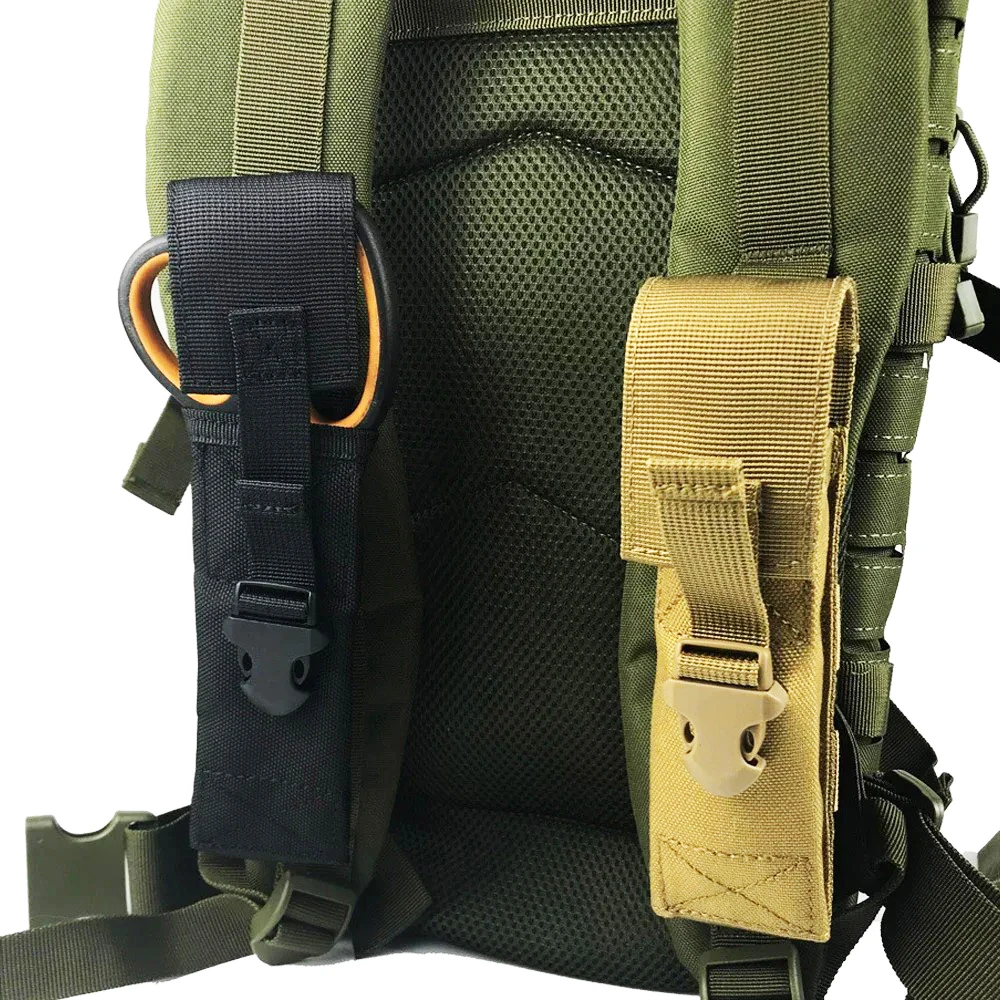 Flashlight Pouch Flashlight Pouch Torch Holder Case Molle EDC Tool Waist Bag Outdoor Sport Camping Hiking Hunting Accessories Scissor cover