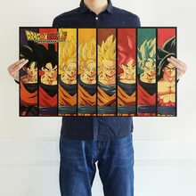 

Poster Anime Dragon Ball Posters On The Wall Decorative Prints Wall Painting Picture for Interior Stickers Boys Rooms Wallpapers