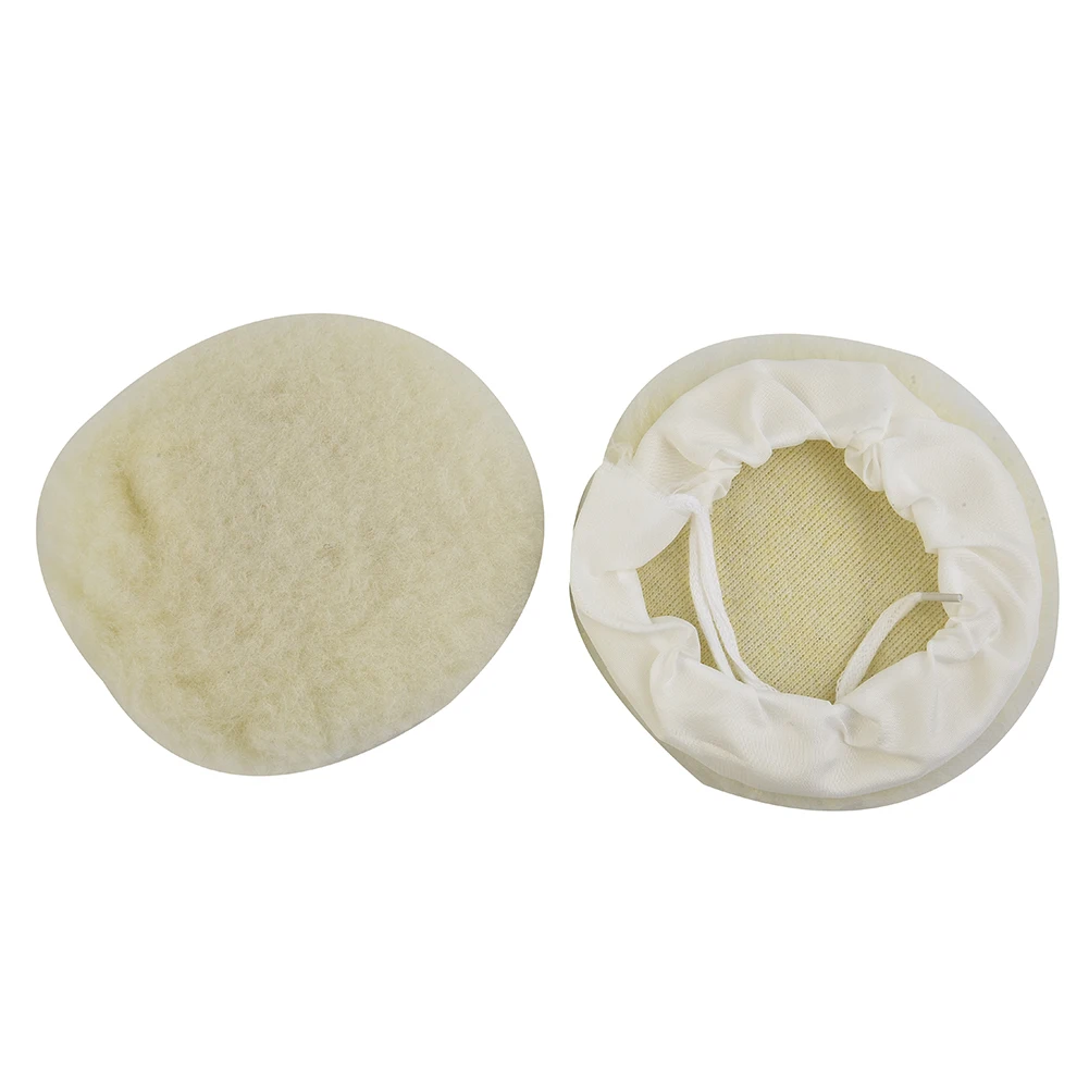 

Set Buffing Pads Automotive Car 125mm Accessories Bonnet Buffing Wheel Pad Buffer Lamb Wool Polisher Polishing