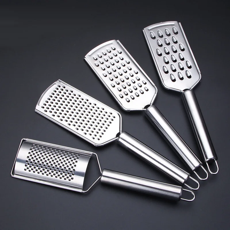 1 Pz/4 Pz In Acciaio Inox Filo Di Zenzero Pialla Ravanello Grattugia Formaggio Utensile Da Cucina Limone Pialla Formaggio Aereo