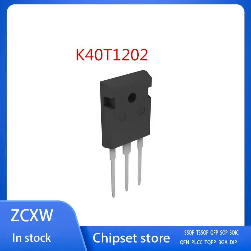 

10PCS/LOT NEW K40T1202 IKW40N120T2 TO-247