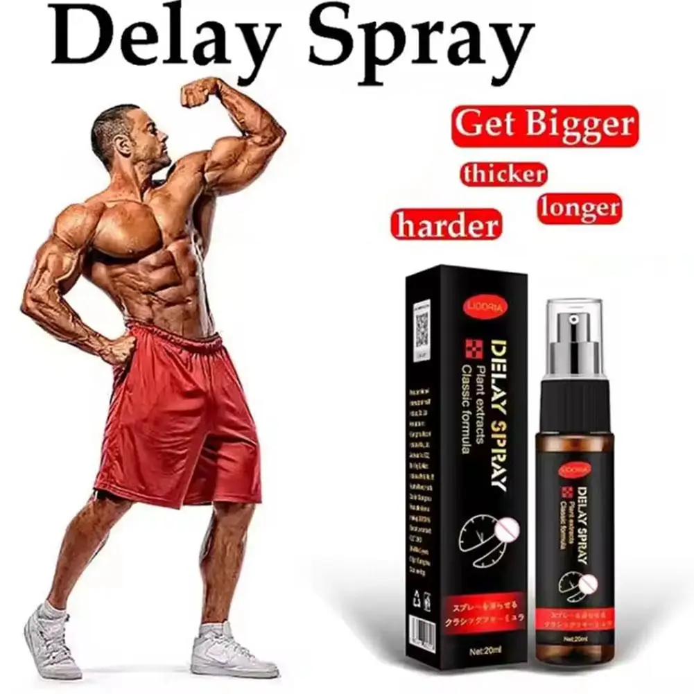 Sex Delay Spray Sex for Men 20ml Male External Use Anti Premature Ejaculation Lasting Long 60 Minutes Penis Enlargement Pills
