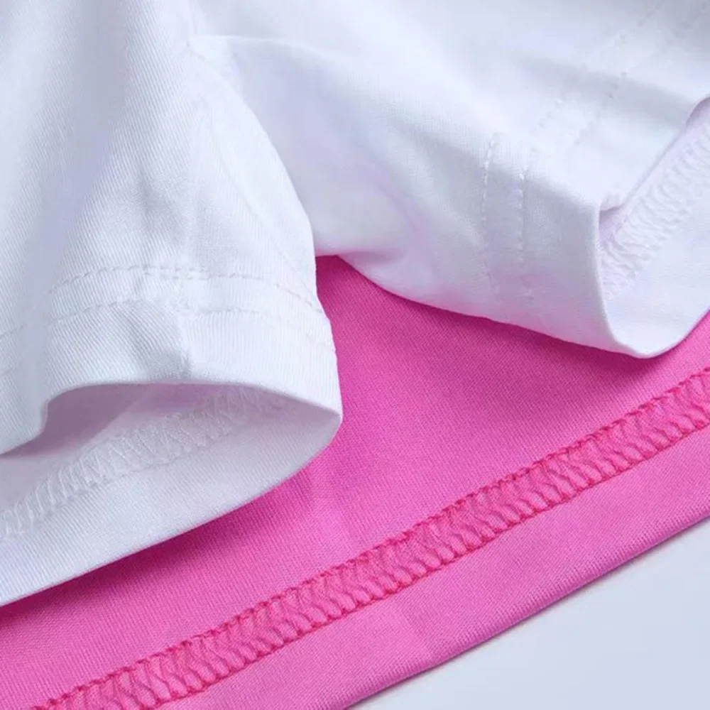 Summer Popular Children's Sports Skirt Short Skirt Girls Performance Pleated Lined Anti-Exposed Tennis