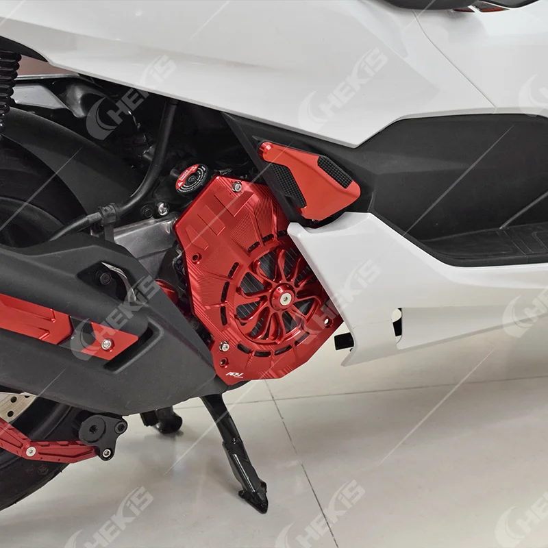 Chekis Water Tank Protective Cover Aluminum Alloy Water Tank Cooling Cover for Honda Adv150 Adv160 Modified Motorcycle Accessories
