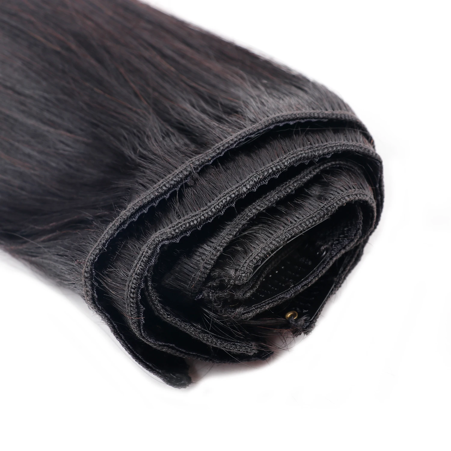 Straight Human Hair Clip Ins Hair Extensions For Full Head 8 Pcs 100% Human Hair Extensions For Natural Looking 28 30 32 Inch