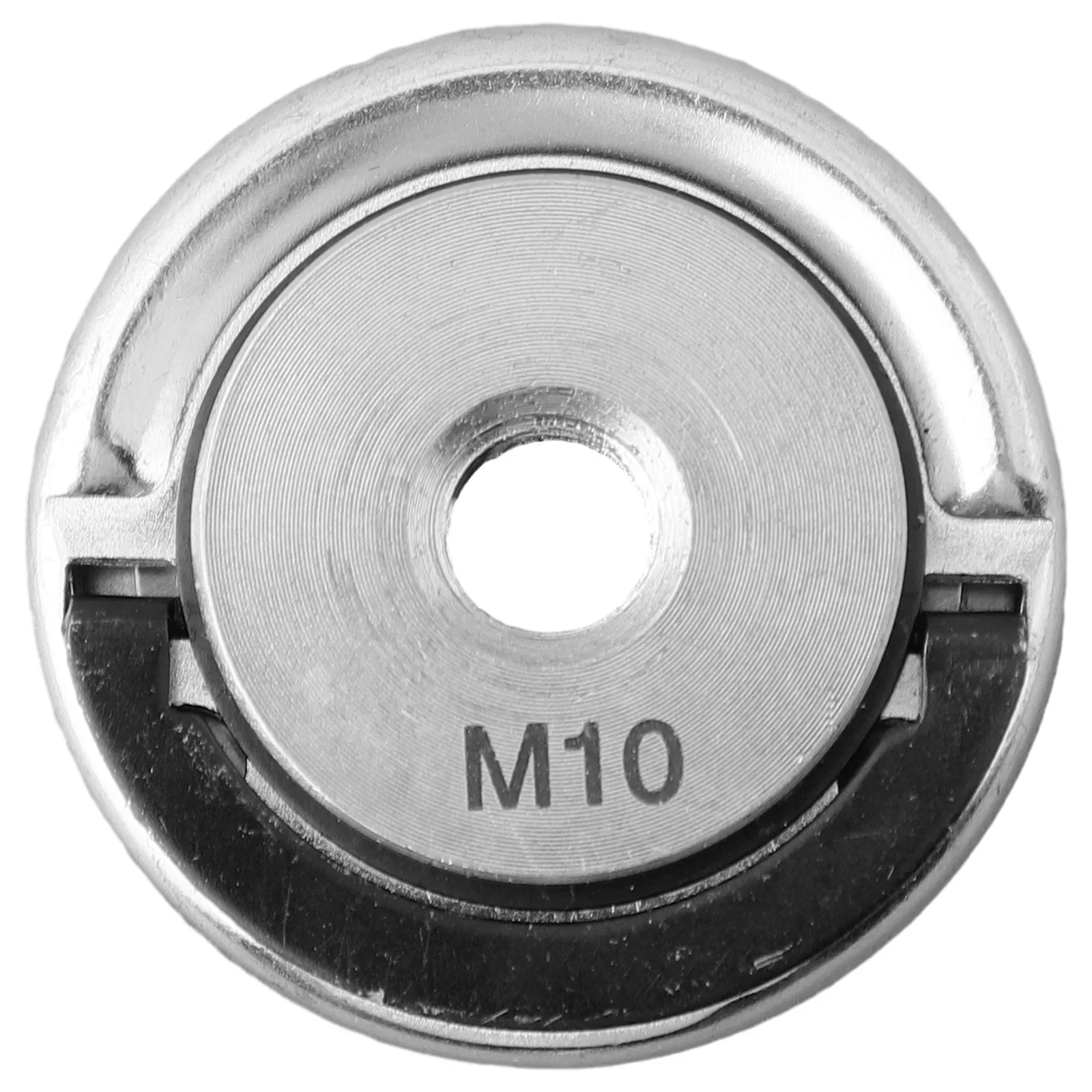 M10/Angle Grinder Self-Locking Pressing Plate Galvanized Grinder Quick Release Pressure Plate Flange Nut Power Chuck Tools