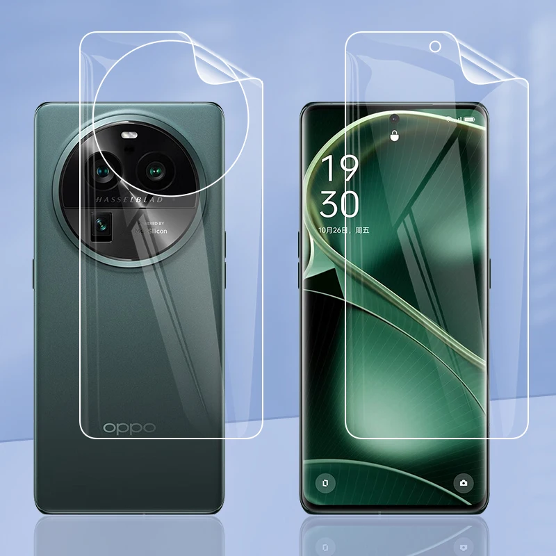 Per Oppo Find X6 Findx6 Pro Clear Tpu / Matte Anti-Impronte Hydrogel Full Cover Soft Screen Protector Film