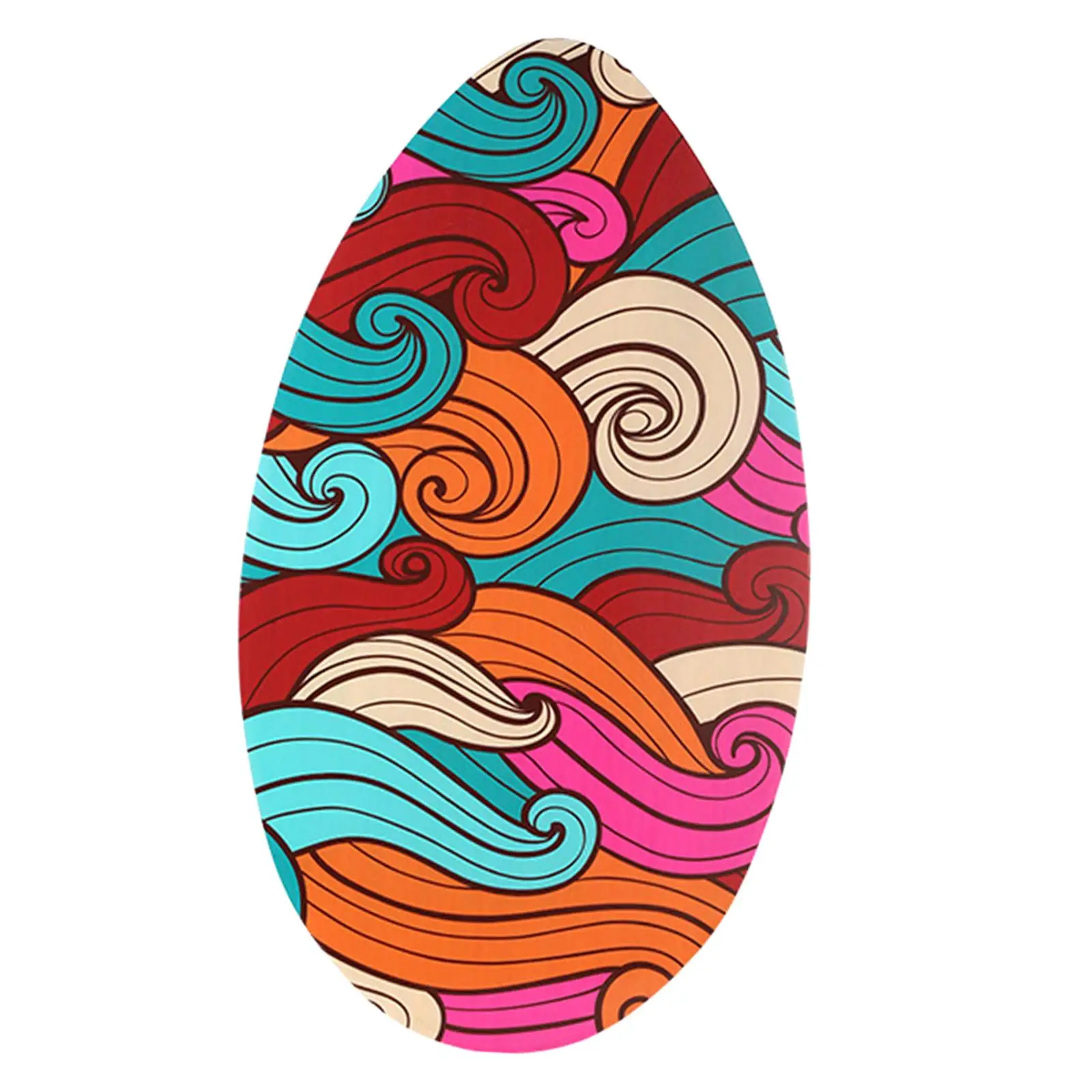 Skimboard Stand up with High Gloss Coat Body Board for Teenagers Kids Adults