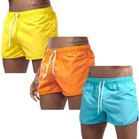 3 Pack Men's Beach Shorts Summer Casual Fashion Board Shorts for Man Running Cycling Fitness Shorts Gym Athletic Short Pants 2