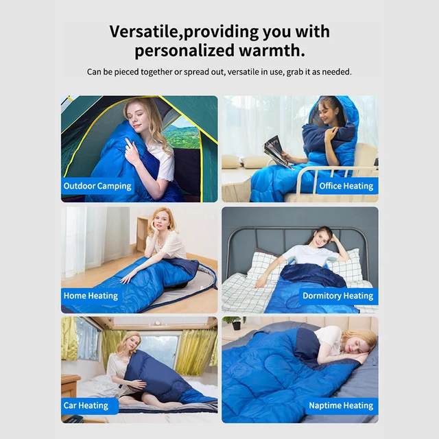 Camping Sleeping Bag Ultralight Waterproof 4 Season Warm Envelope Backpacking Sleeping Bags for Outdoor Traveling Hiking - Image 3