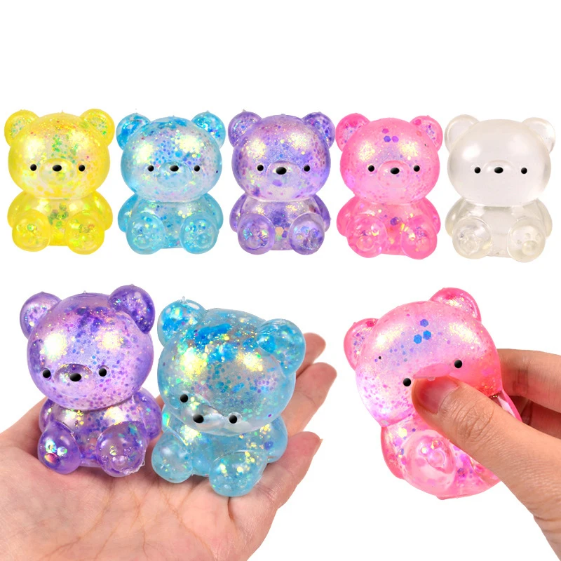 Fidget Bear Toys Anti Stress Fidget Splat Decompressions Vent Squeeze Toys
