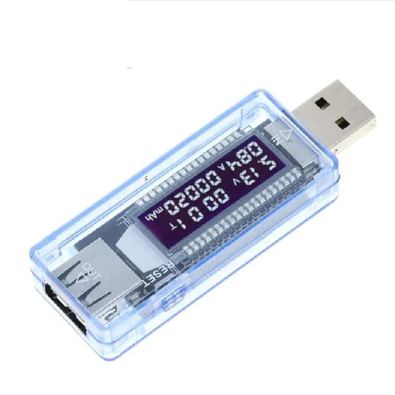 

USB Charger Capacity Current Voltage Capacity Tester Volt Current Voltage Detect Tester Meter Mobile Power Detector Battery Test