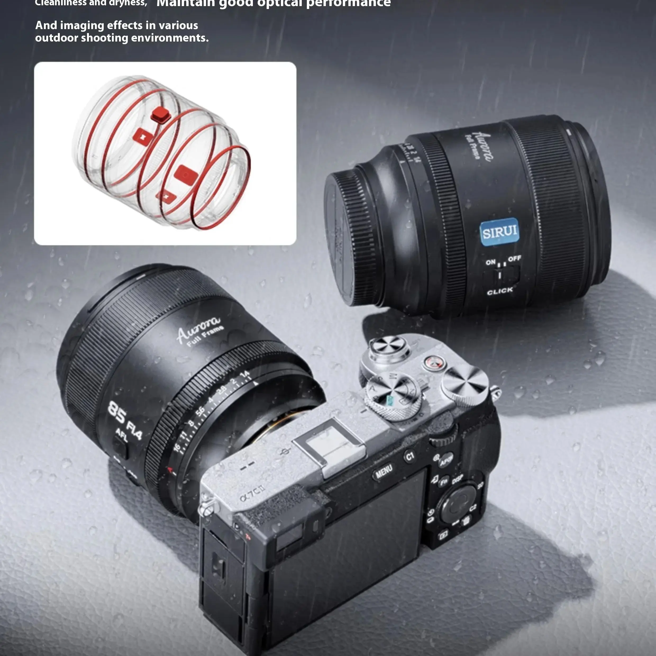 SIRUI AURORA 85mm F1.4 フルサイズレンズ フルサイズオートフォーカス