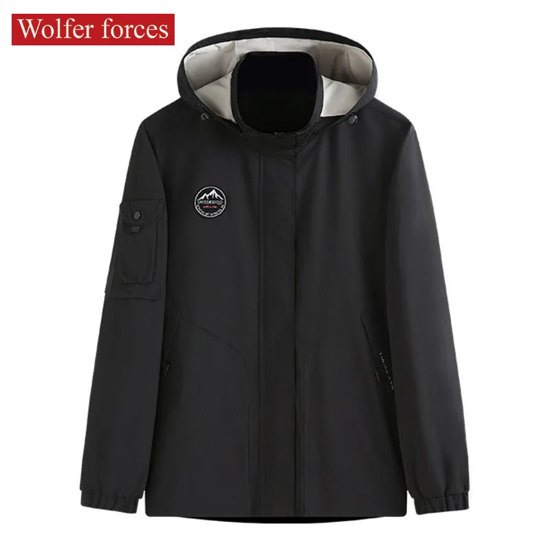 Military Fleece Jacket Army Outdoor Heating Jackets Retro Oversize Baseball Camping Techwear Trekking Windbreaker Heavy