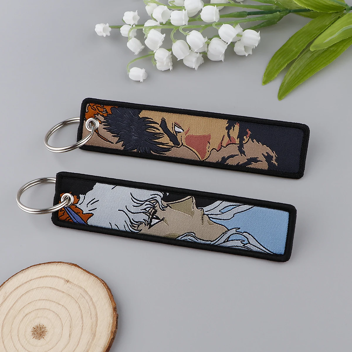 Porte-clés Berserk Guts Griffith Brodés